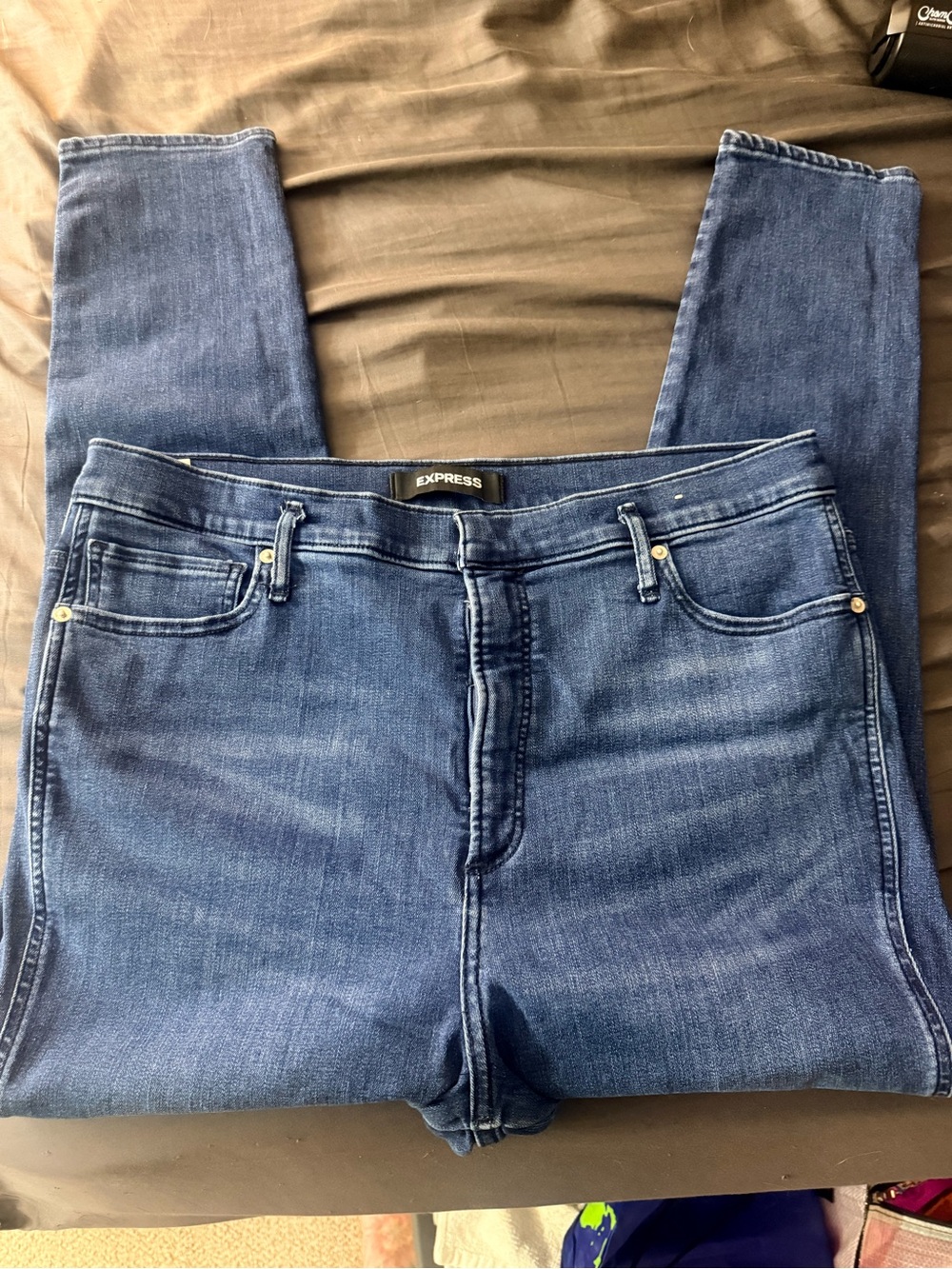 Express High-Rise Blue Women's legging Jeans